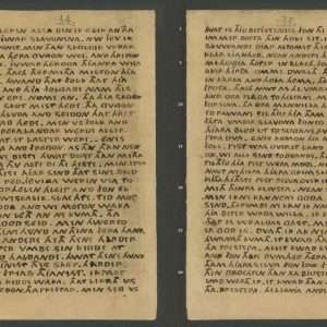 Codex Oera Linda - Full Size Edition - sample pages manuscript 34-35