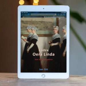 Codex Oera Linda Yule 22 edition on tablet