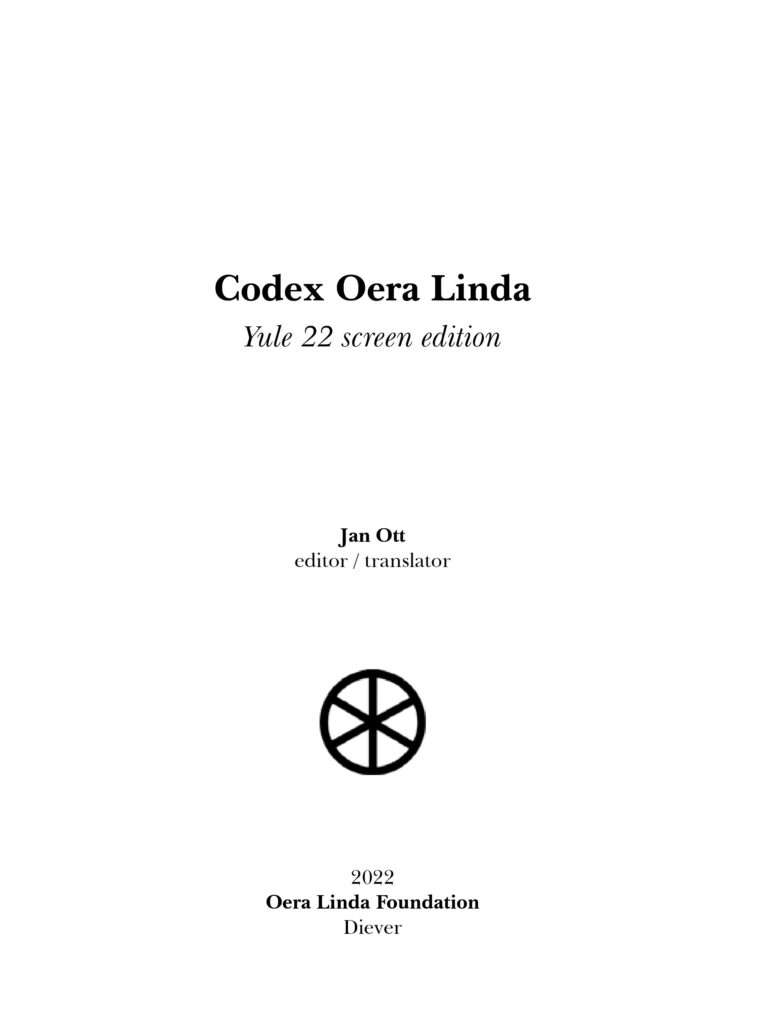Codex H.pdf PDF | Codex Oera Linda - Yule 22 screen edition