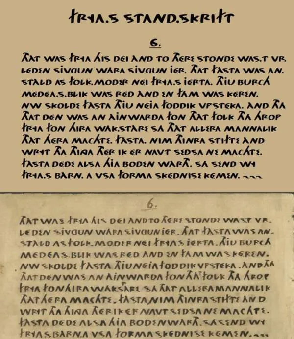Frya's Standskrift (font) - Image 2